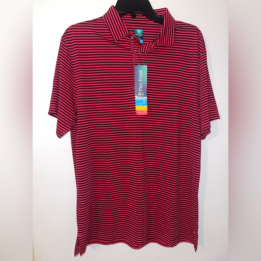 Men's Striped Polo Shirt